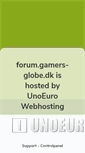 Mobile Screenshot of forum.gamers-globe.dk